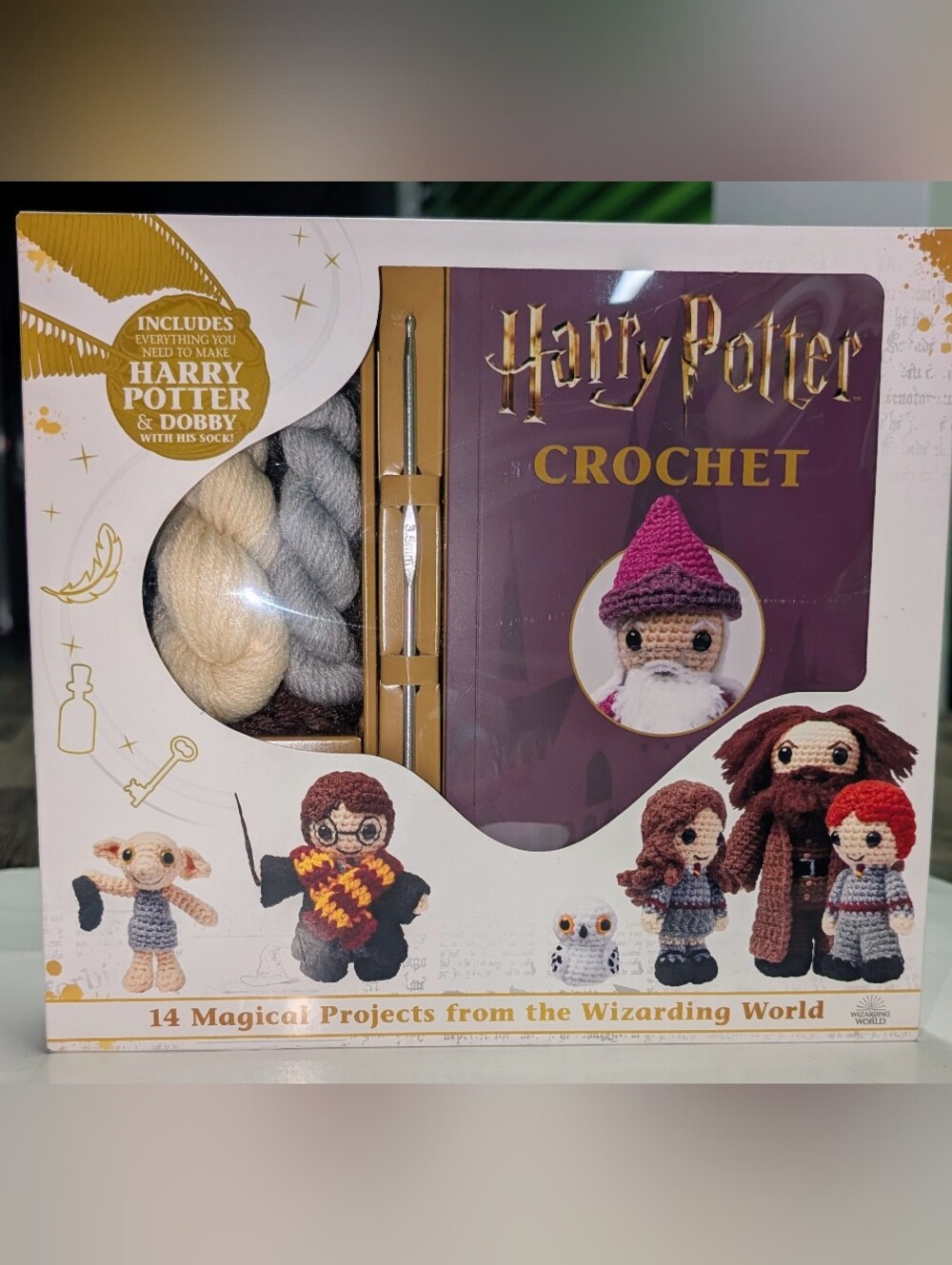 Harry Potter Crochet Kit By Lucy Collin (Thunder Bay Press) NIB BRAND NEW SEALED